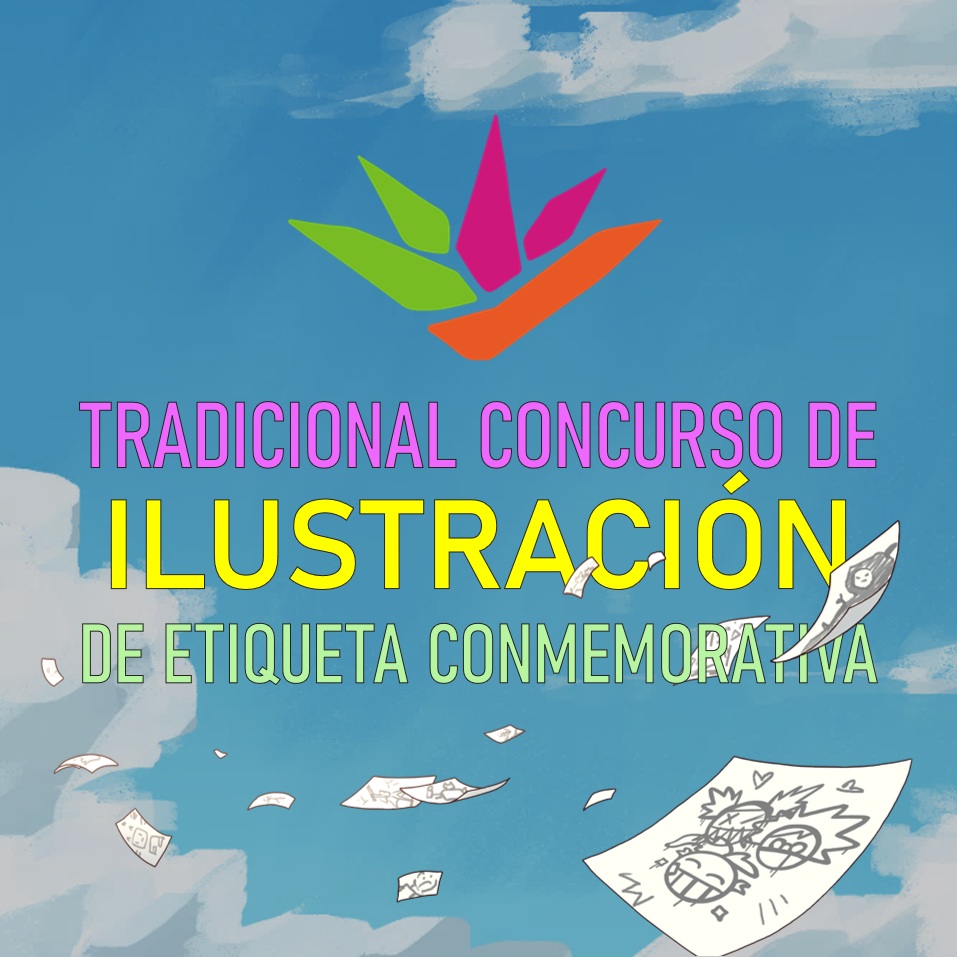 Ilustra la etiqueta conmemorativa 2026