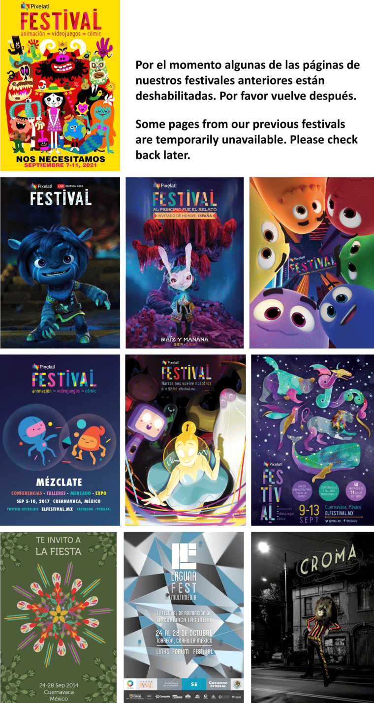 Carteles Pixelatl 2011-2021
