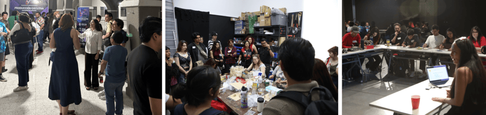 Participantes haciendo Networking durante primer encuentro TAE